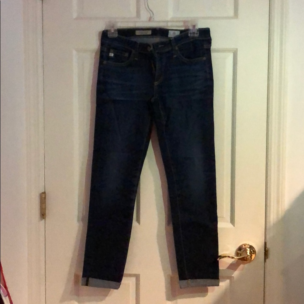 Brand new AG stilt roll up jeans